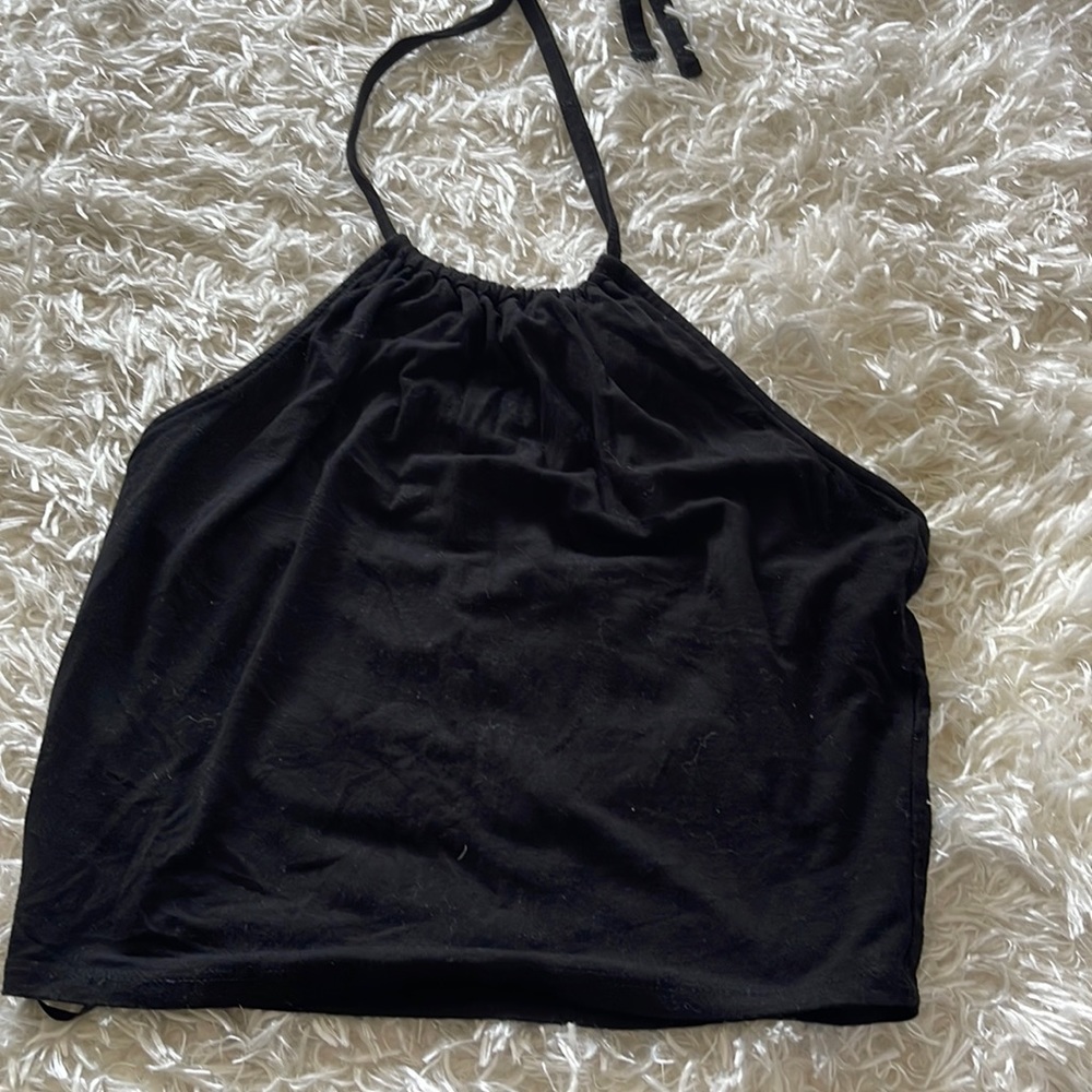 Black Crop Top